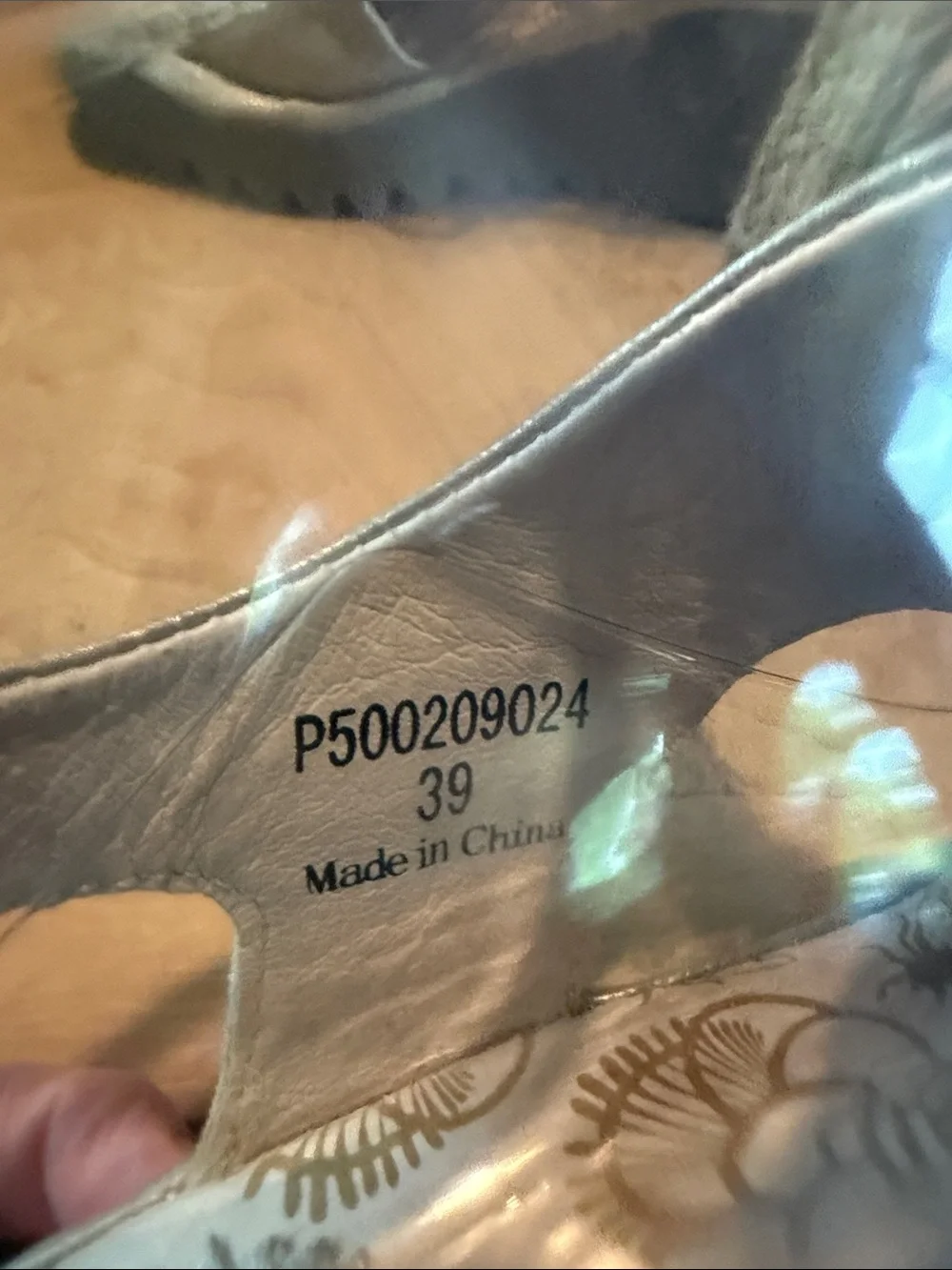 Fly London Ylva Borgogna Open Toe Wedges Size 39
